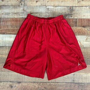 Air Jordan Men's Size M Red Athletic Basket Ball Shorts